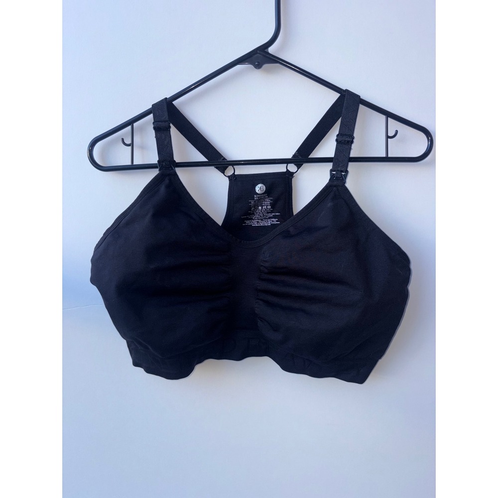 Kindred Bravely Sublime Hands-Free Pumping Nursing Bra Busty Black Racerback